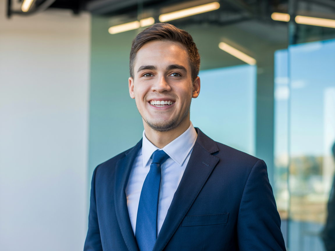 Young professional consultant
